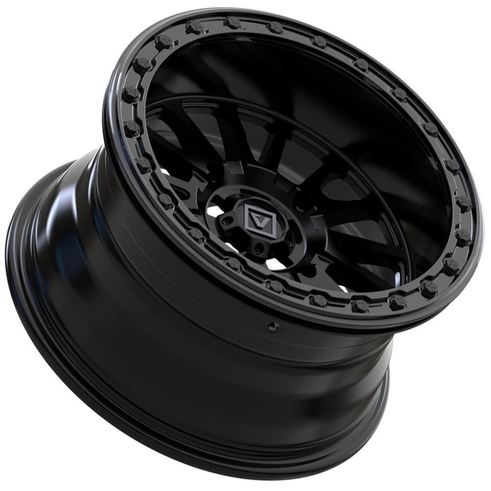 Valor Offroad V16 UTV Beadlock Wheel - Satin Black