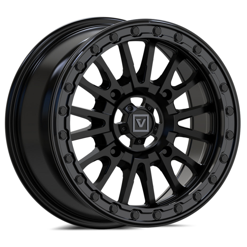 Valor Offroad V16 UTV Beadlock Wheel - Satin Black
