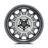 Valor Offroad V17 Beadlock UTV Wheel - Brushed Gunmetal