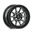 Valor Offroad V18 Beadlock UTV Wheel - Hyper Black