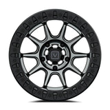 Valor Offroad V18 Beadlock UTV Wheel - Hyper Black