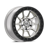 Valor Offroad V18 Beadlock UTV Wheel - Raw Machined