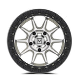 Valor Offroad V18 Beadlock UTV Wheel - Raw Machined
