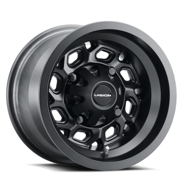 Vision Wheel 4 Lug 361 Spyder - Matte Black
