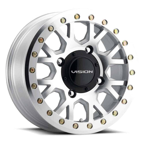 Vision Wheel 4 Lug GV8BL Invader Beadlock - As-Cast Machined Face Machined Ring/Lip
