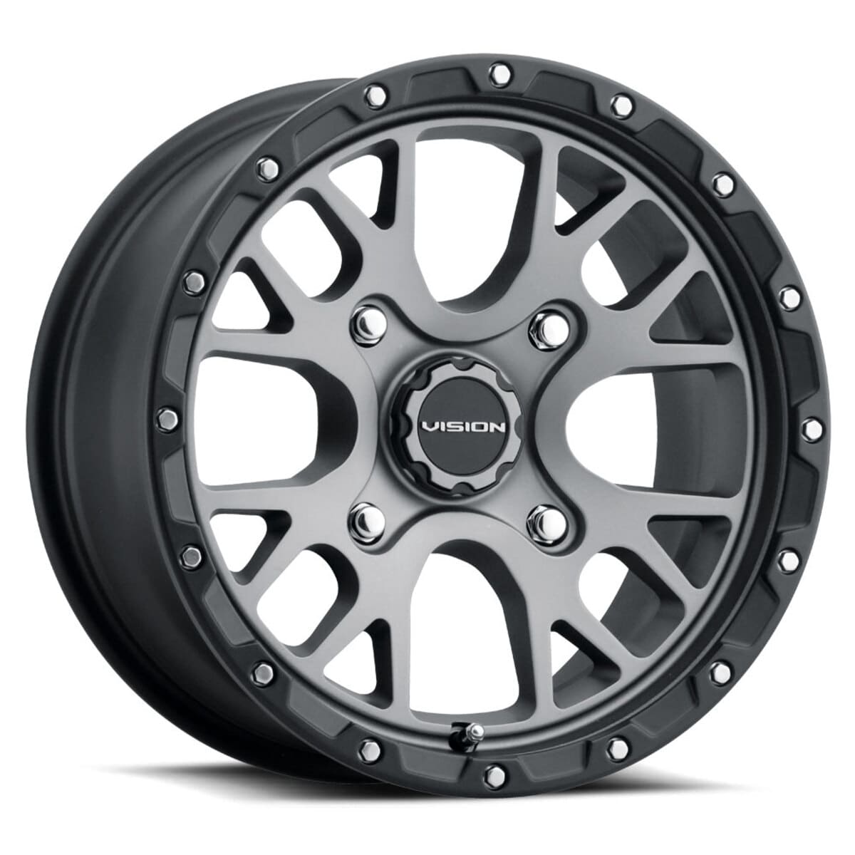 Vision Wheel 4 Lug 545 Rocker - Satin Grey