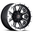 Vision Wheel 548 Commander - Matte Black With Machined Face