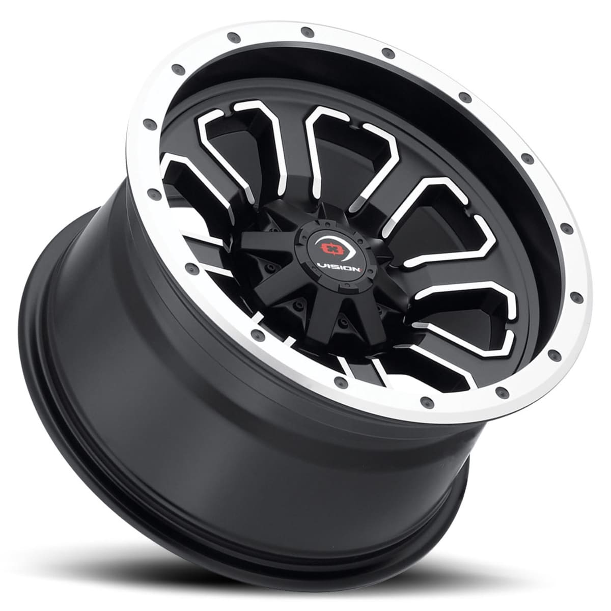 Vision Wheel 548 Commander - Matte Black With Machined Face