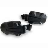 WD Electronics 1.75"-2" Round Tube Clamp Aluminum Side Mirror Set