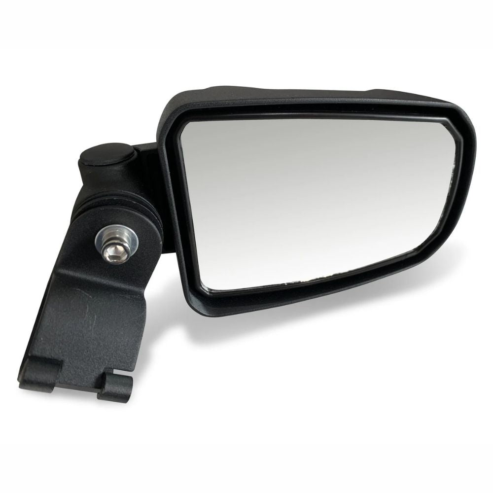 WD Electronics 1.75"-2" Round Tube Clamp Aluminum Side Mirror Set