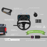 WD Electronics '15+ Kawasaki Mule Front Turn Signal Kit