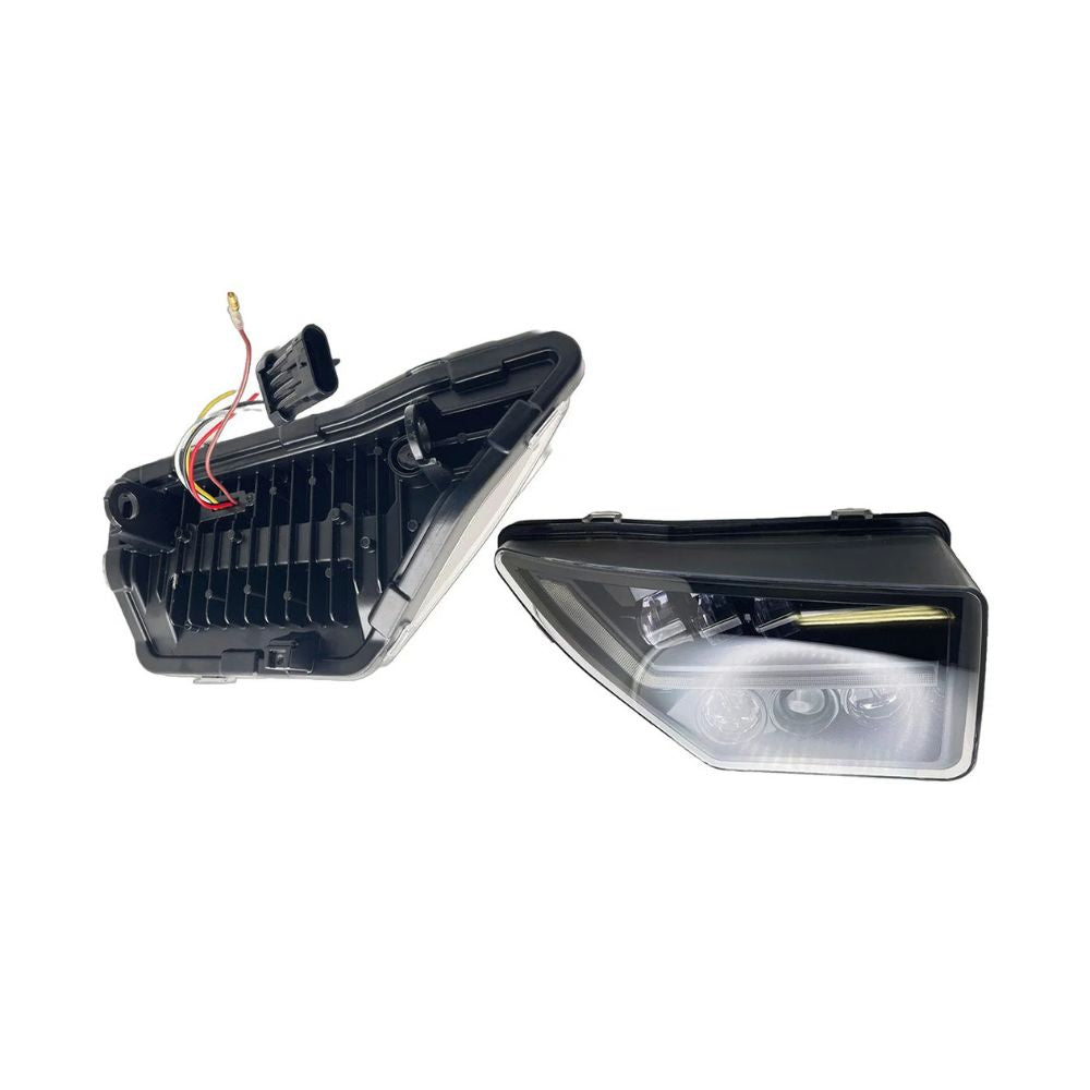 WD Electronics '16+ Kawasaki KRX Replacement Headlight Set w/ Switchback Function & Harness