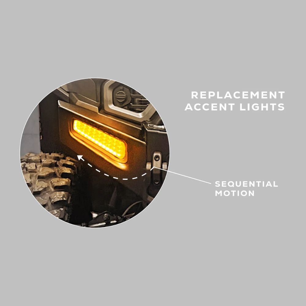 WD Electronics '18+ Polaris Ranger XP 1000 NorthStar Front Turn Signal Kit