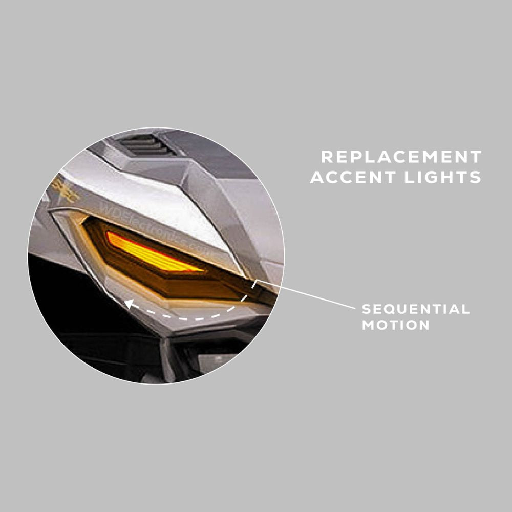 WD Electronics '21+ Yamaha Wolverine Rmax Front Turn Signal Kit