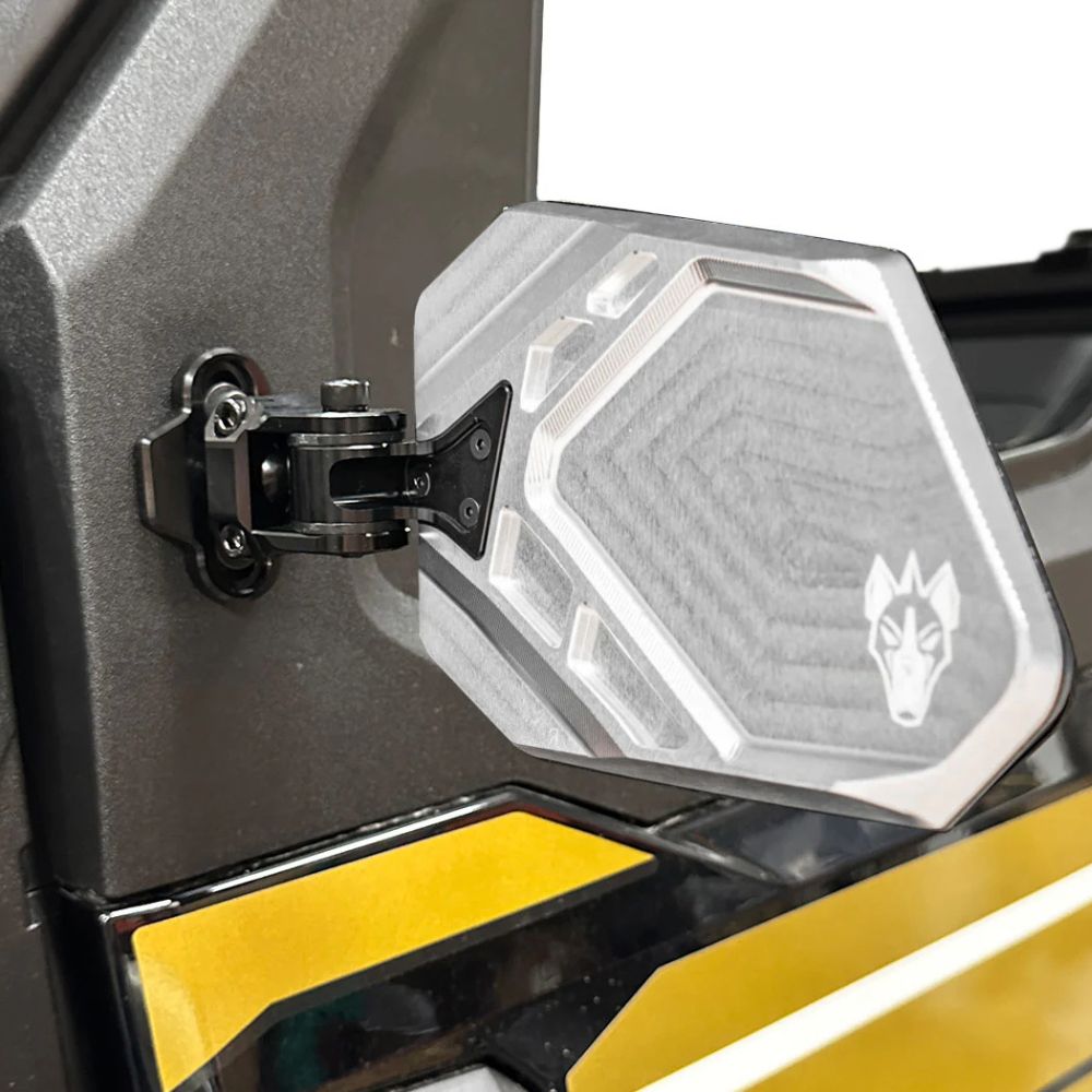 WD Electronics '24+ Kawasaki Ridge Chupacabra Cuero Pro Mirrors Door Mounts - Set of 2