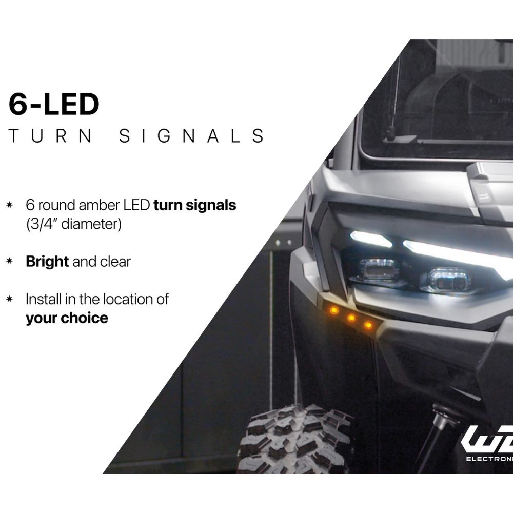WD Electronics '26+ Can-Am Defender HD11 Turn Signal Kit