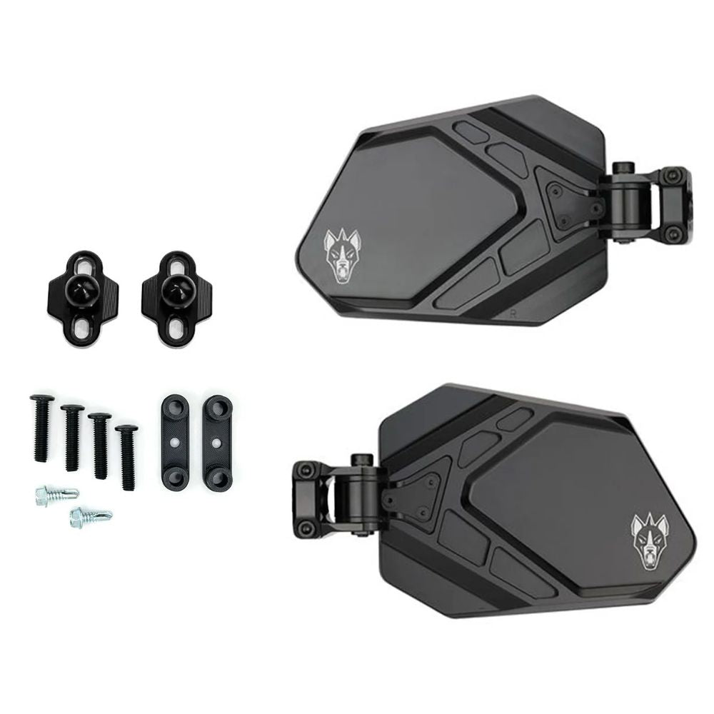 WD Electronics Polaris Ranger XD 1500 Chupacabra Cuero Pro Mirrors Door Mounts - Set of 2