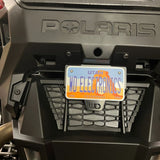 WD Electronics Polaris RZR Pro XP Center Mount License Plate Bracket