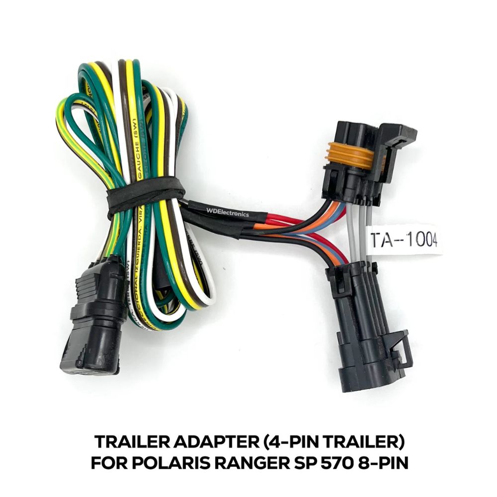 WD Electronics Side X Side 4-Pin Trailer Adapter
