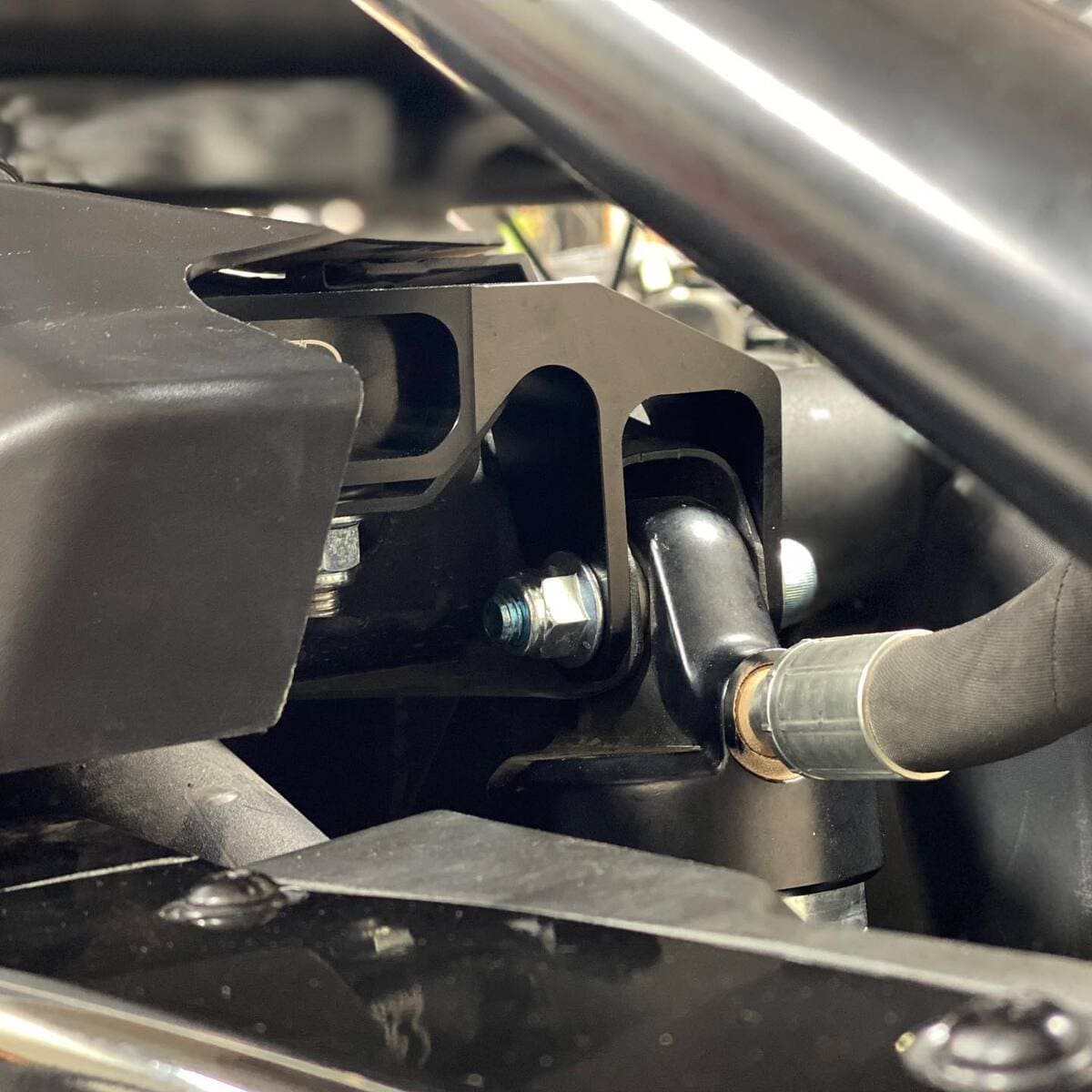 Weller Racing Can-Am Maverick X3 WR Edition Billet Rear Upper Shock Mount Brace Kit