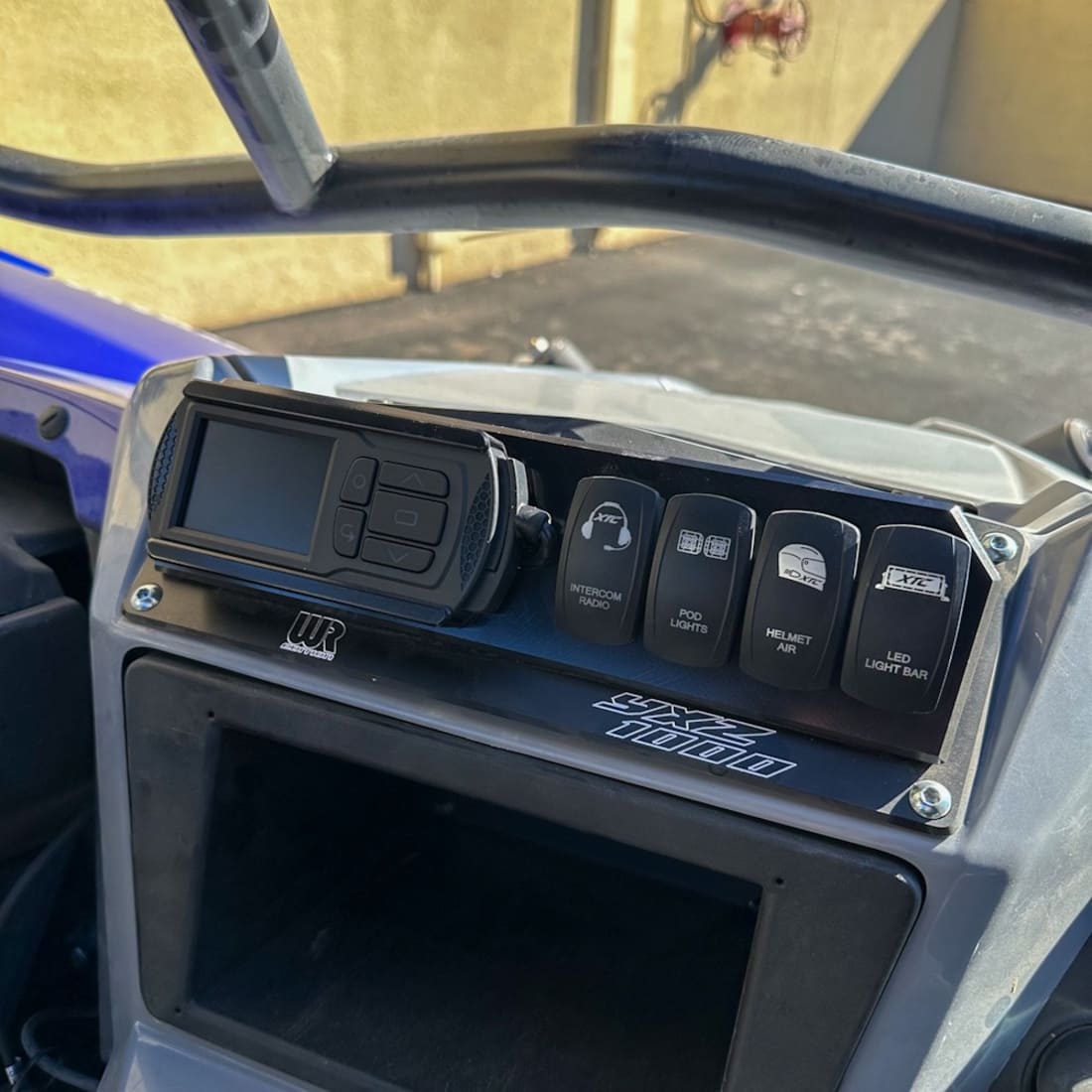 Weller Racing Yamaha YXZ1000R 4 Switch with Power Vision 3 Mount Plate Kit - WR Edition