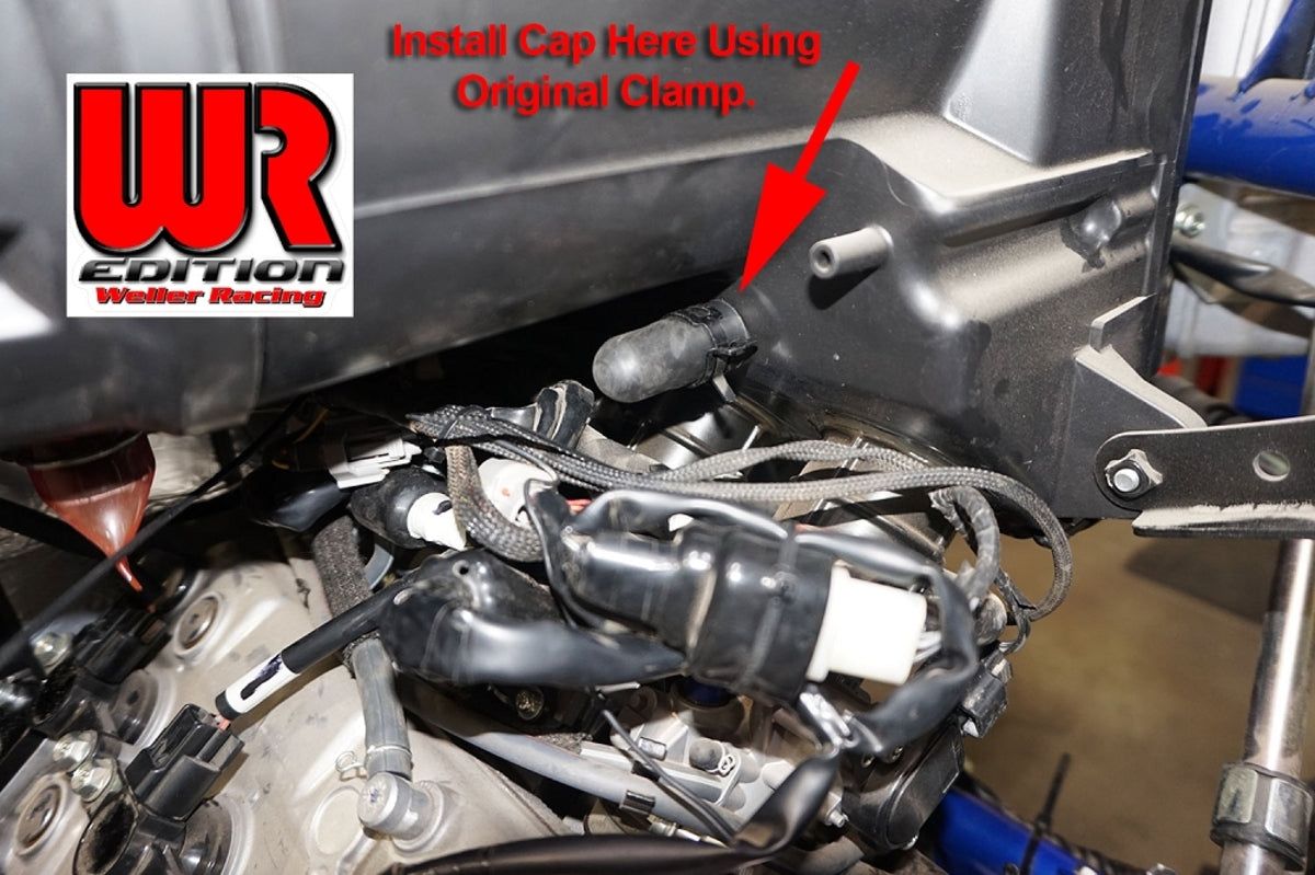 Weller Racing Yamaha YXZ1000R Air Injection Block Off Plate Kit - WR Edition 