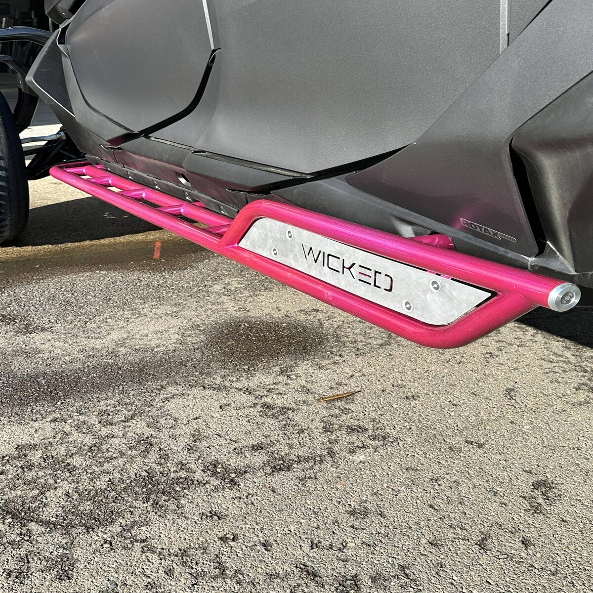 Wicked Fab Works Can-Am Maverick R Rock Sliders - 4 Seat