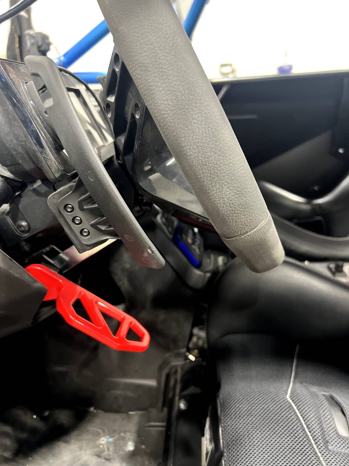 Wicked Fab Works Can-Am Maverick R Steering Column Adjustment Lever