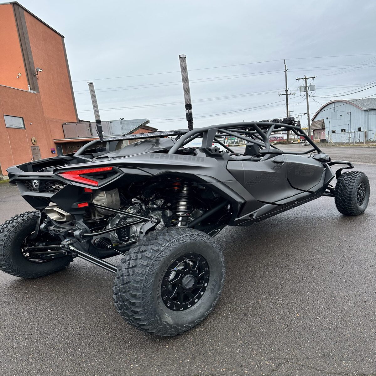 Wicked Fabs Works Can-Am Maverick R Baja Cage - 4 Seat