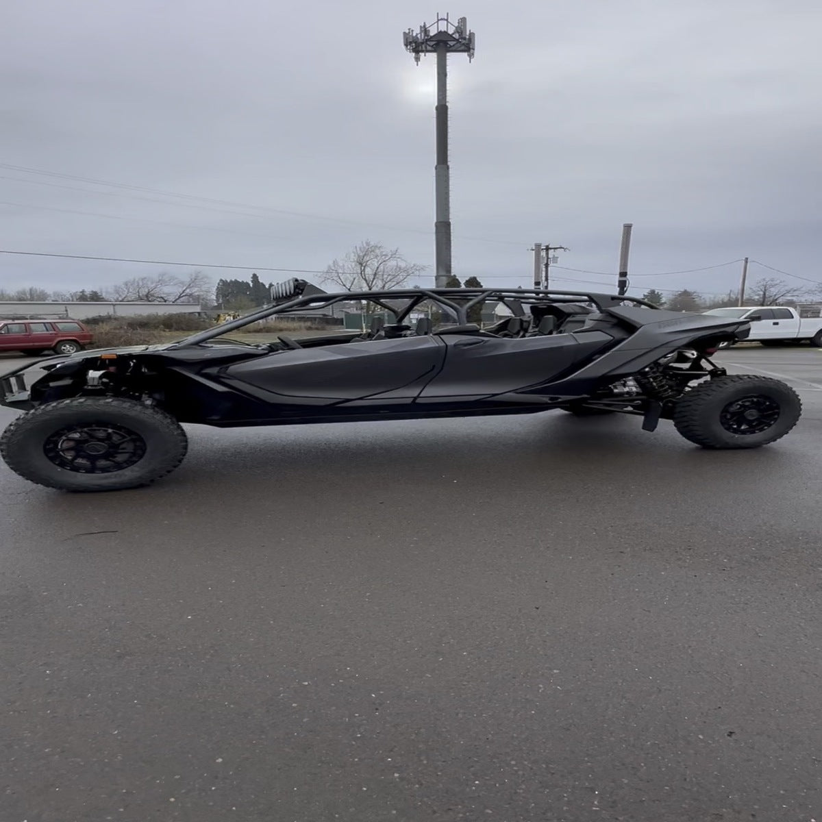 Wicked Fabs Works Can-Am Maverick R Baja Cage - 4 Seat