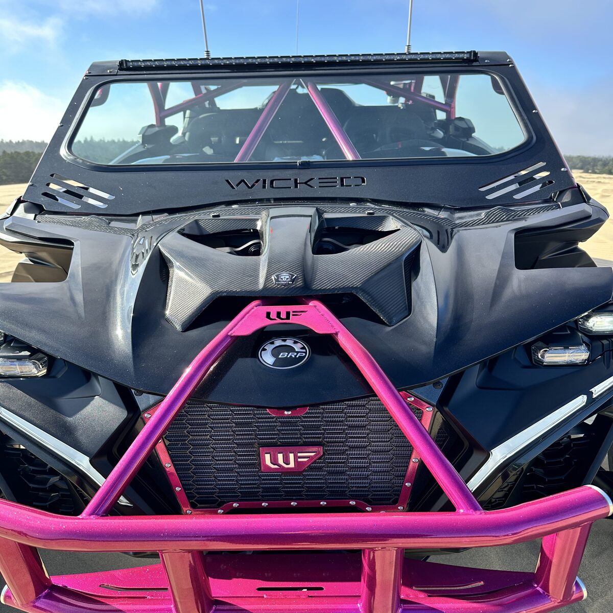 Wicked Fabs Works Can-Am Maverick R Duner Cage - 4 Seat