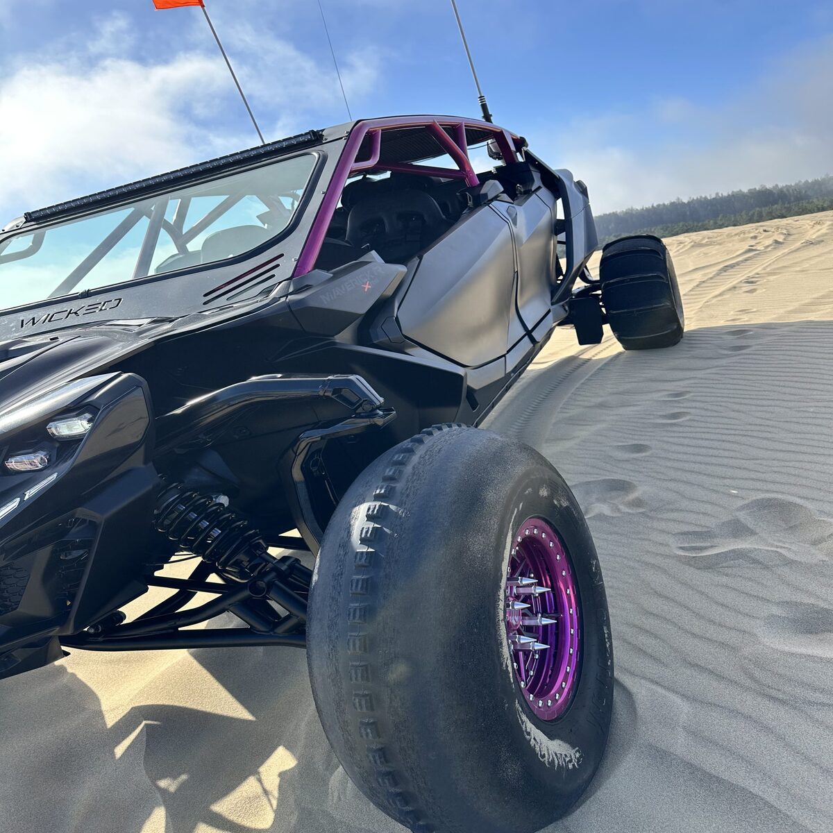 Wicked Fabs Works Can-Am Maverick R Duner Cage - 4 Seat