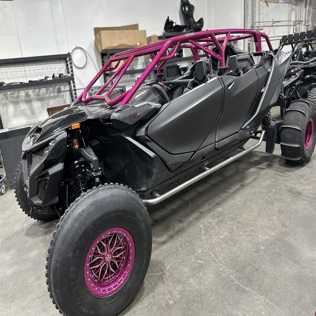 Wicked Fabs Works Can-Am Maverick R Duner Cage - 4 Seat
