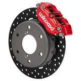 Wilwood '24 Can-Am Maverick R Front Drilled Steel Brake Kit - Red