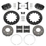 Wilwood Can-Am Maverick R Front Drilled Steel Brake Kit - Black