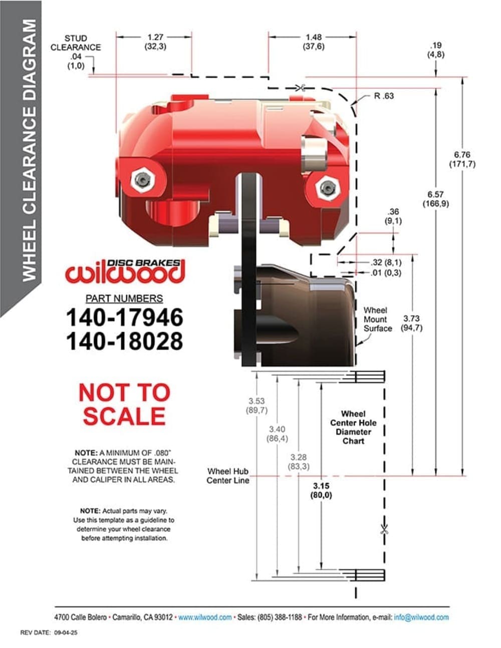 Wilwood Can-Am Maverick R NDPR Front UTV Brake Kit - Race