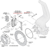 Wilwood Can-Am Maverick R NDPR Rear UTV Brake Kit - Race