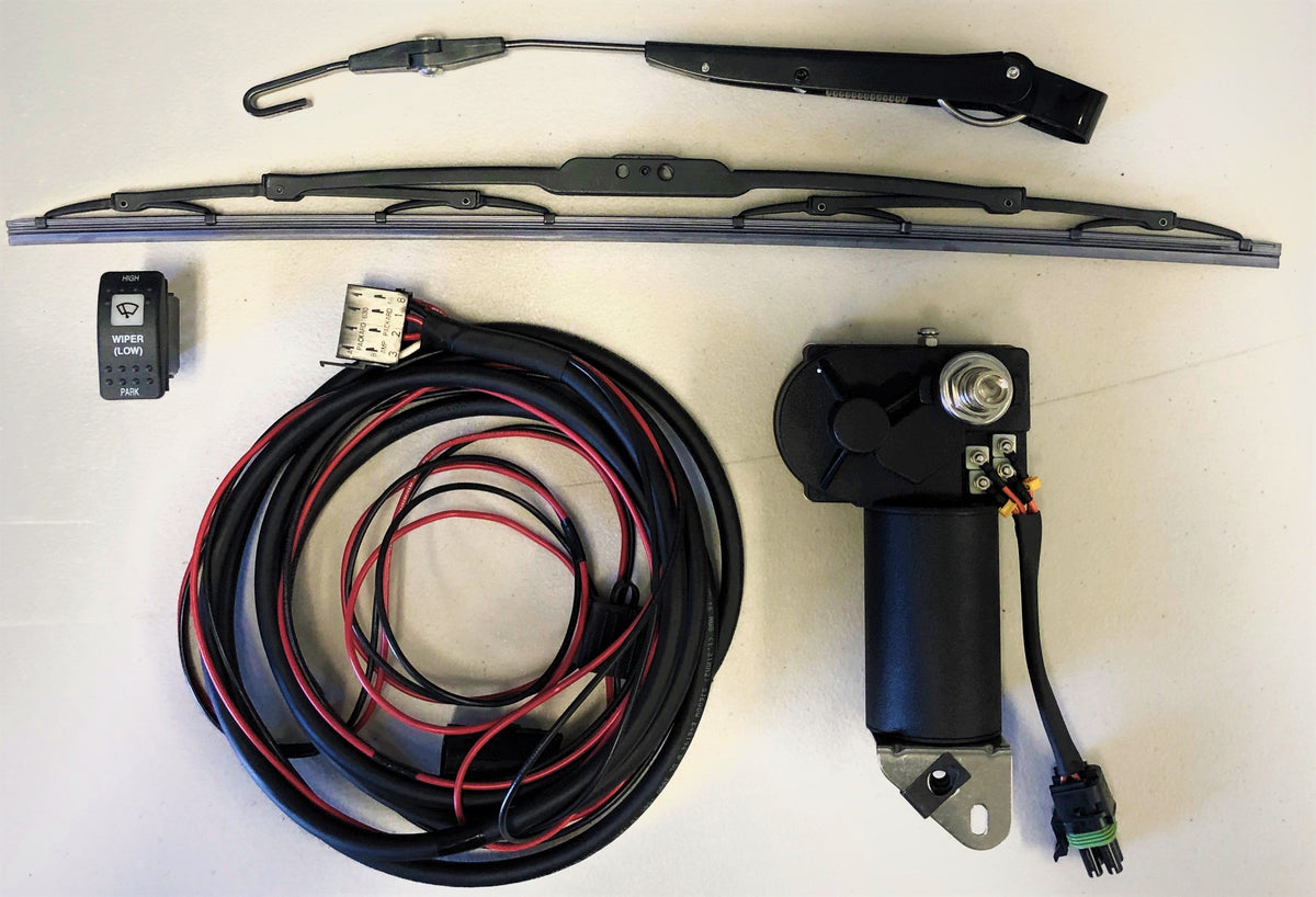 Bent Metal 110° Sweep 2-Speed Electric Wiper Kit