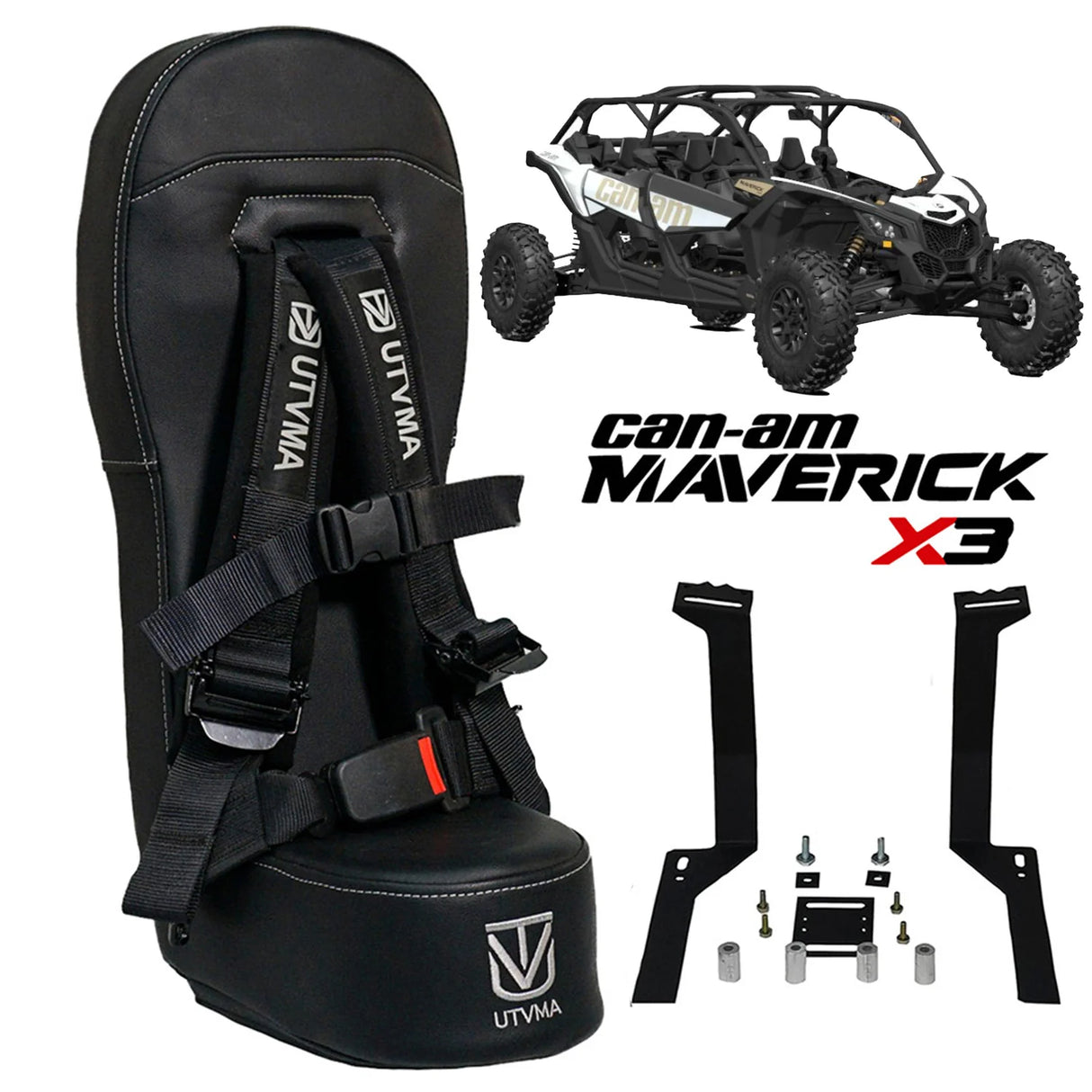 UTVMA Can Am Maverick X3 Max Bump Seat (2017-2025)