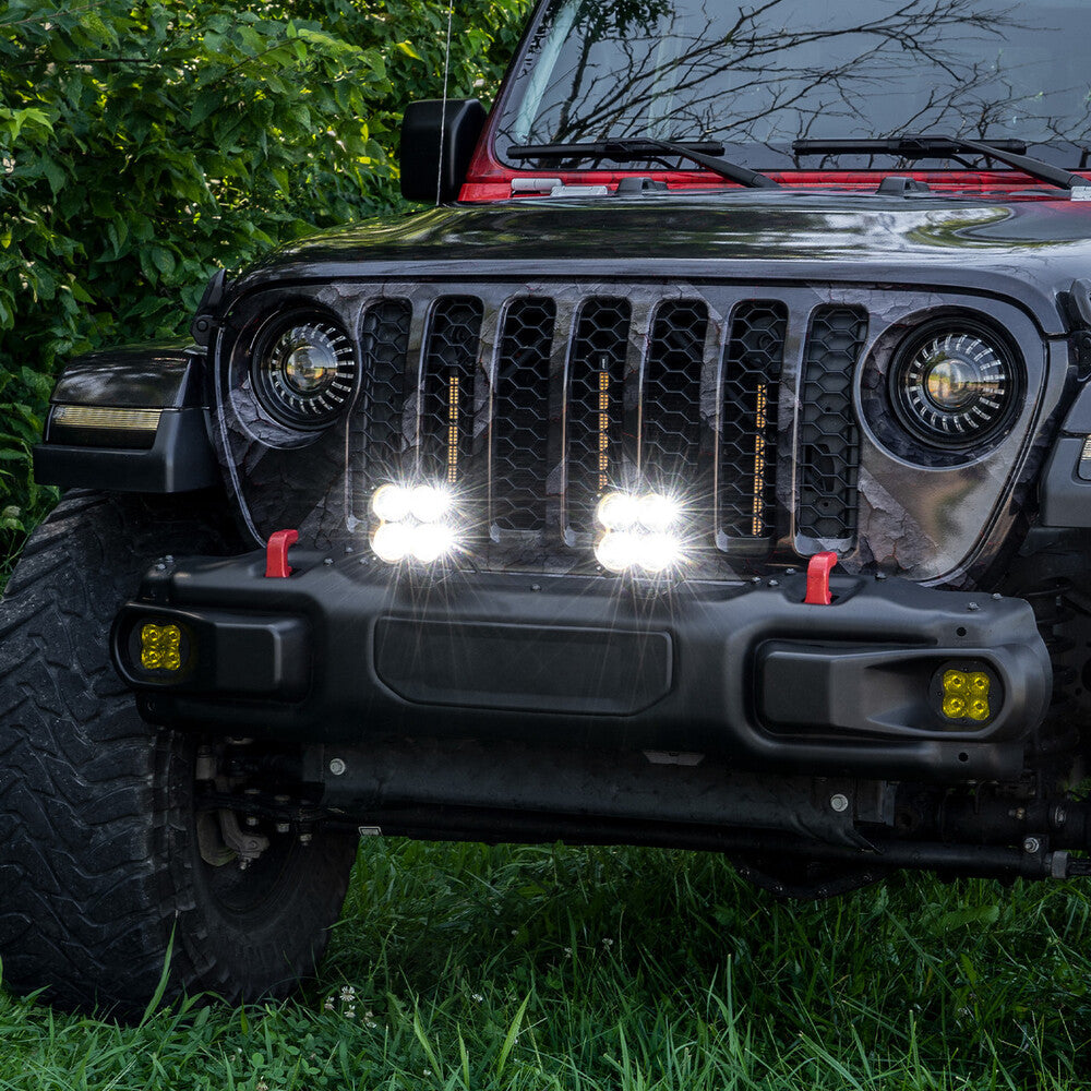 XK Glow 5" 48W Spot Beam Offroad Cube Lights - 2PC