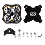 XK Glow 5" 48W Spot Beam Offroad Cube Lights - 2PC