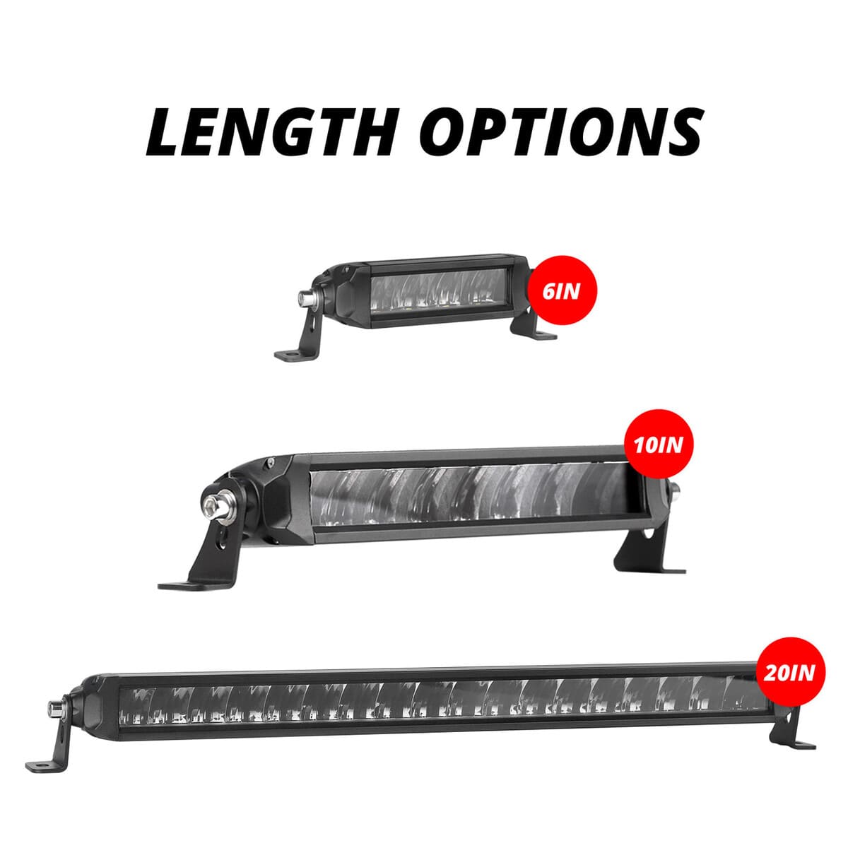 XK Glow Auxiliary Driving High Beam SAE LED Razor Light Bar