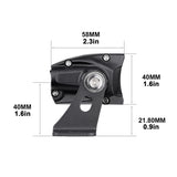 XK Glow 6"-10" Fog & Strobe LED Razor SAE Light Bar