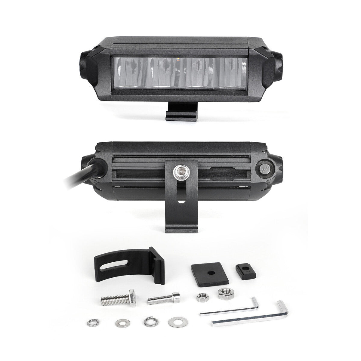 XK Glow 6"-10" Fog & Strobe LED Razor SAE Light Bar