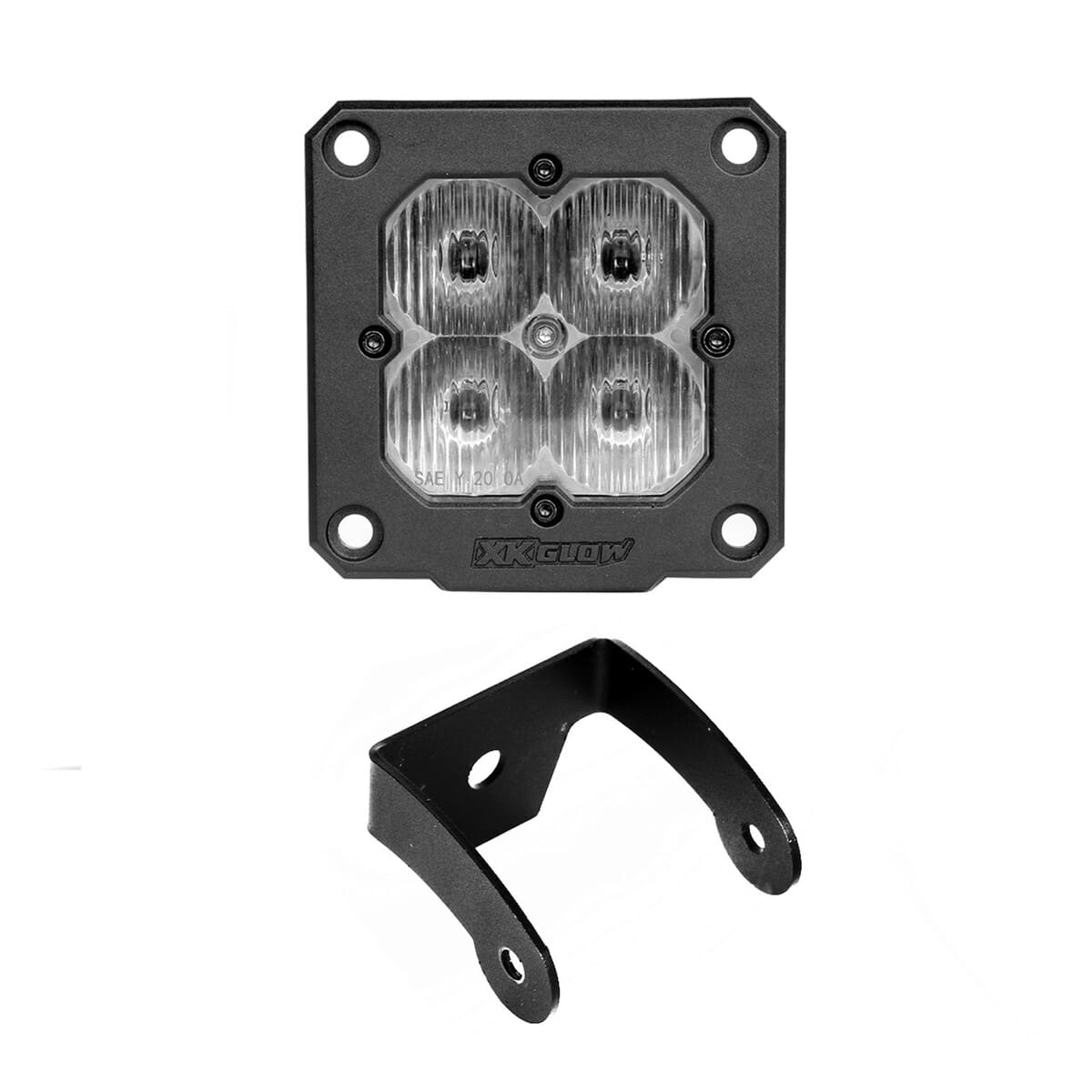 XK Glow C3 Fog/ Driving/ Spot/ Flood Flush Mount Cube Lights