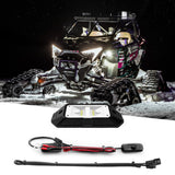 XK Glow Pure White UTV Rock Light Kit