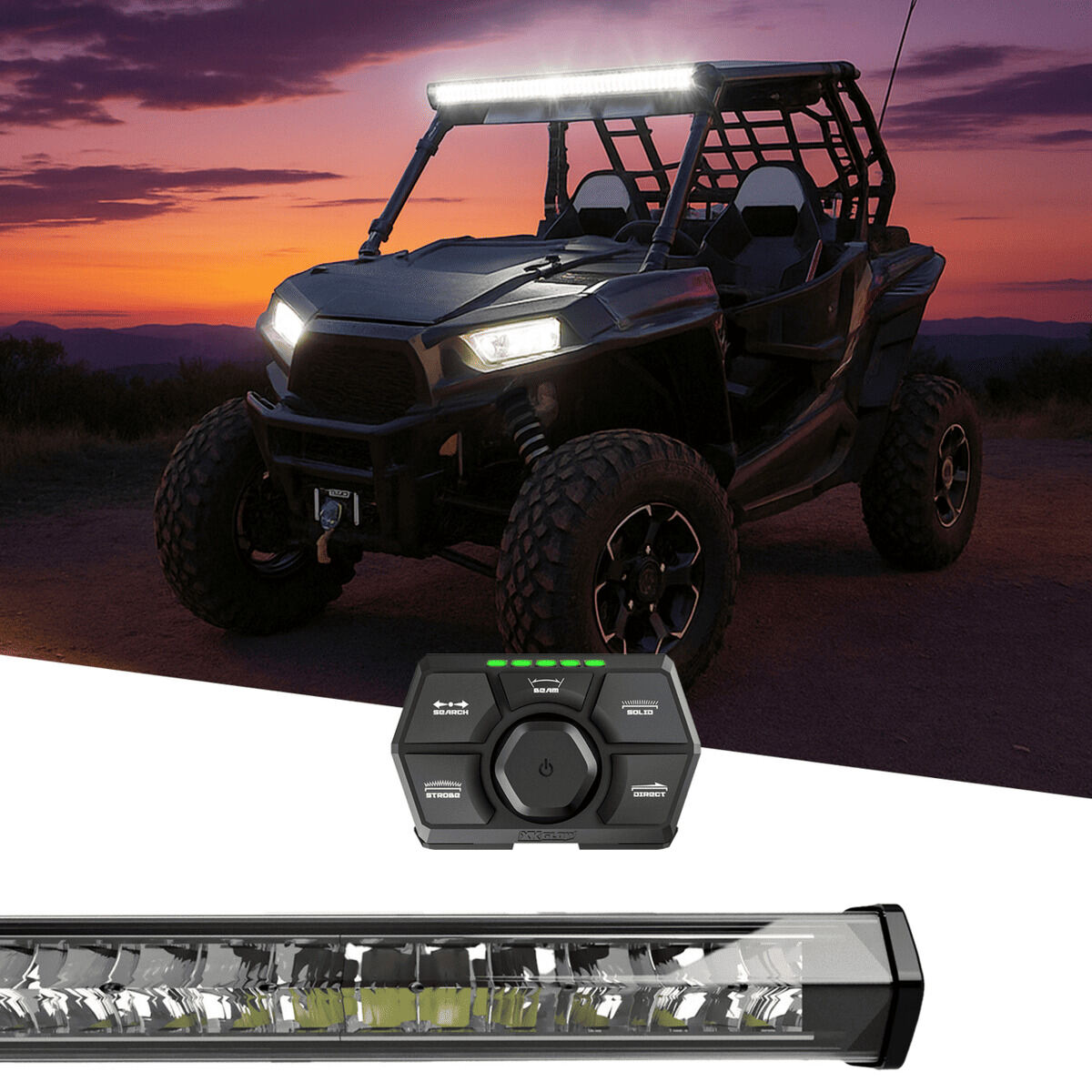 XK Glow SAR 90 Degree Search & Rescue Light Bar Kit - 1 Piece