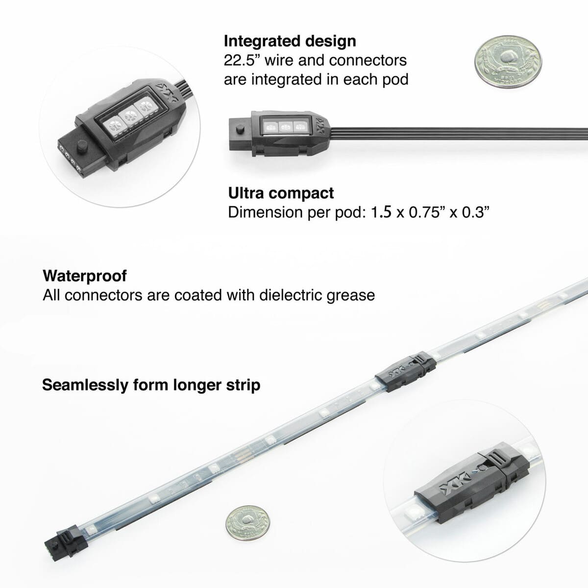XK Glow XKchrome Smartphone App Accent LED Light Kits