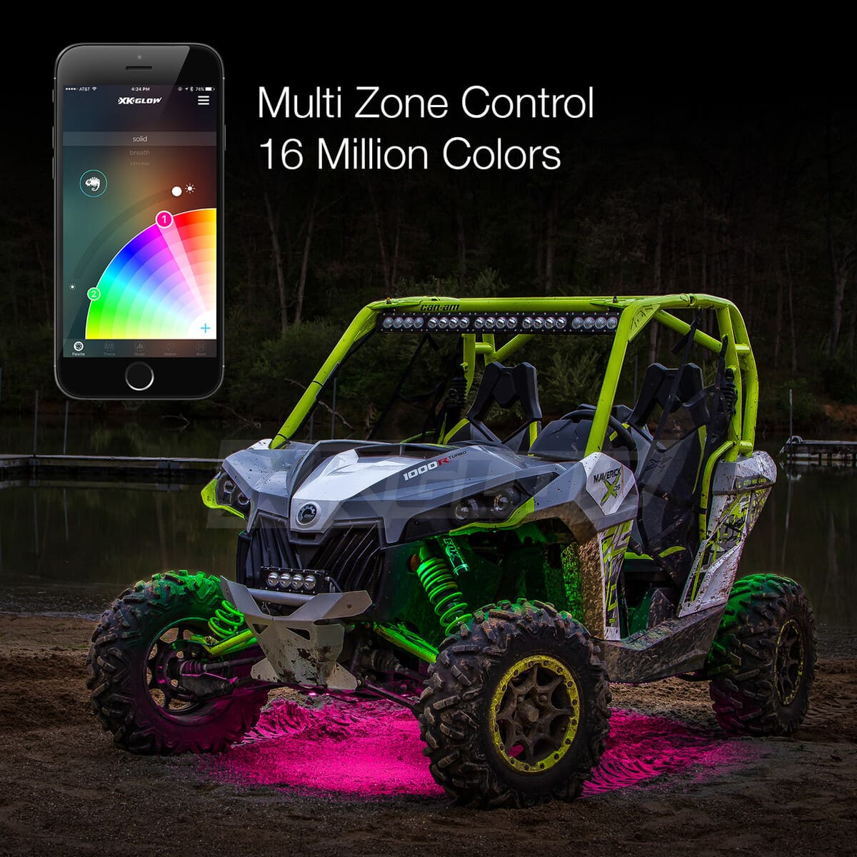 XK Glow XKchrome Smartphone App Accent LED Light Kits
