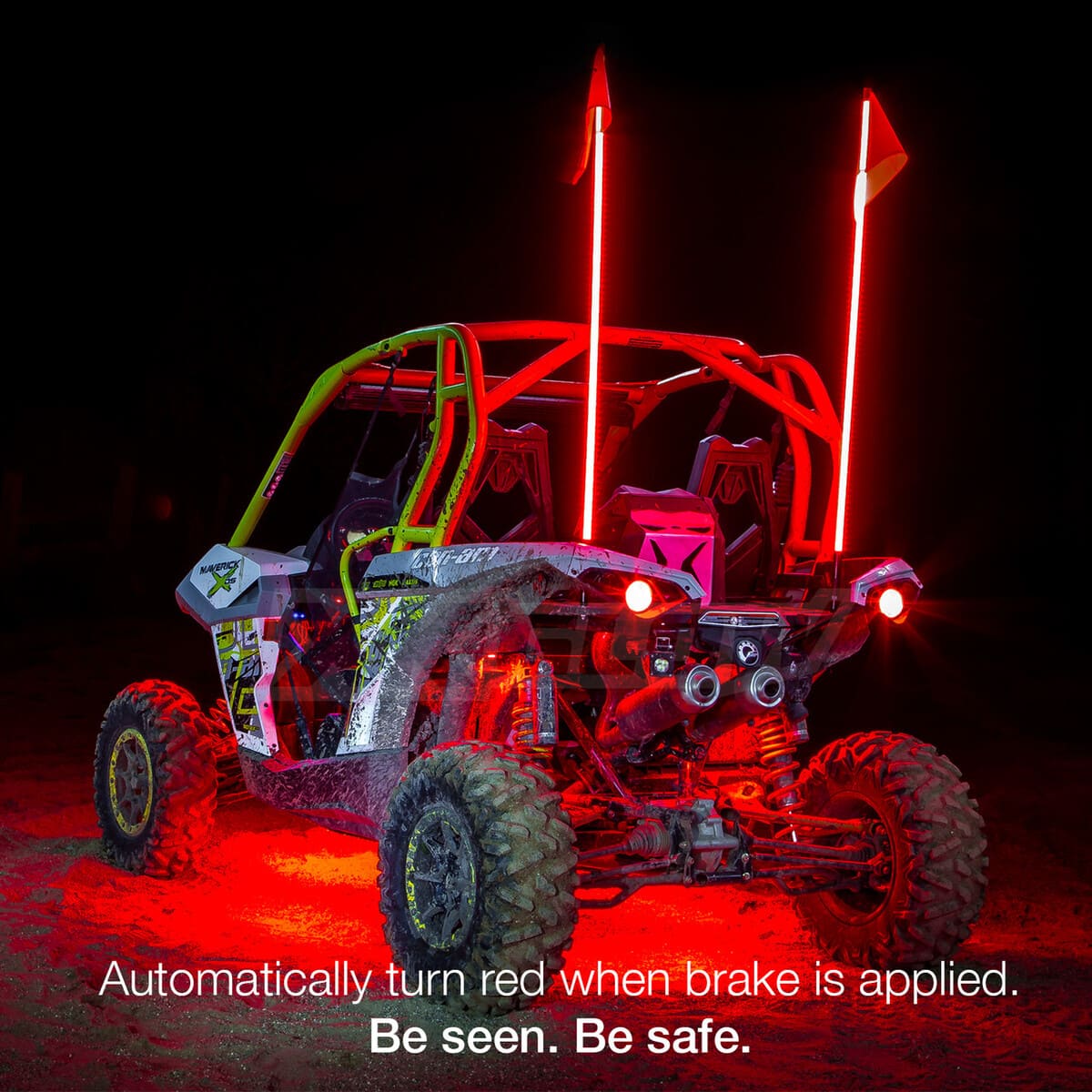 XK GLOW Side by Side LED Accent Light Kits  XKchrome Smartphone App